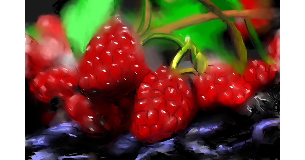 Watch Edgar draw Raspberry!