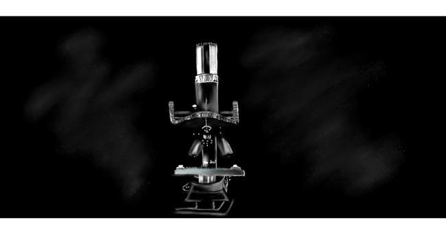 Drawing of Microscope by Chaching