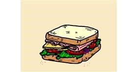 Drawing of Sandwich by Millie 🌸