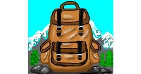 Drawing of Backpack by Dexl