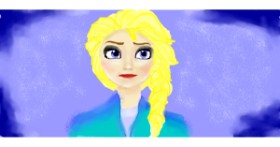 Drawing of Elsa (Disney) by Alex