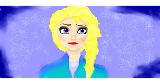 Drawing of Elsa (Disney) by Alex