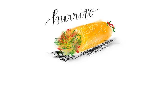Drawing of Burrito by savannah
