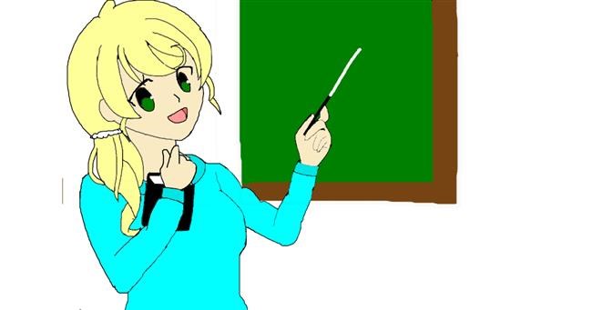 Drawing of Teacher by 🥒kUrRi🥒