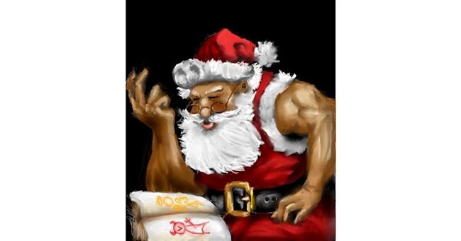 Drawing of Santa Claus by 👽mint