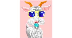 Drawing of Goat by 🌌Mom💕E🌌
