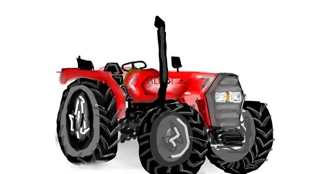 Drawing of Tractor by Bro 2.0😎