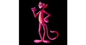 Drawing of Pink Panther by Clar