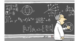 Drawing of Teacher by Flowerpot
