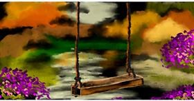 Schaukel-Zeichnung von Eclat de Lune