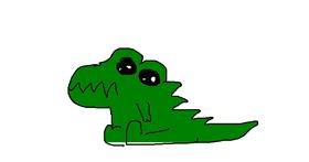 Drawing of Alligator by Lola