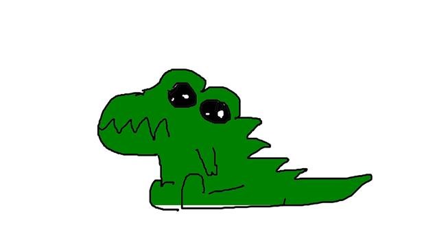 Drawing of Alligator by Lola