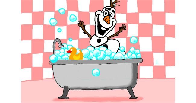 Drawing of Bathtub by InessaC