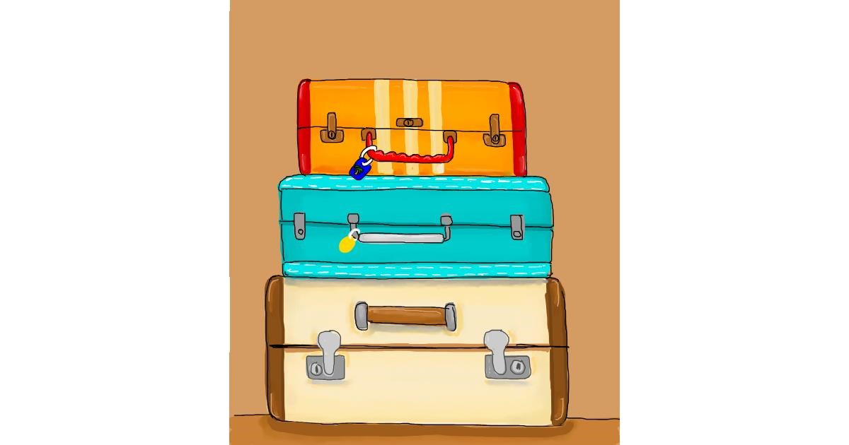  Koffer Zeichnung - Galerie und Anleitungsvideos zum Zeichnen! 