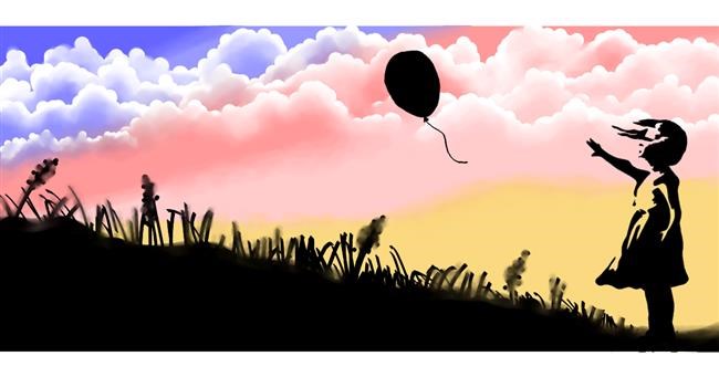 Drawing of #word by #artist
                .Replace(