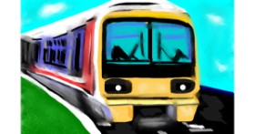 Drawing of Train by Herbert
