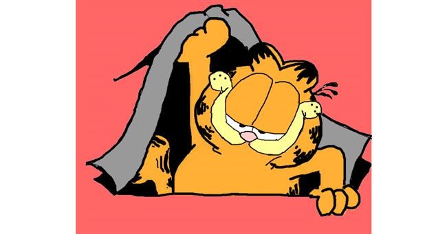 Garfield-Zeichnung von Lucy