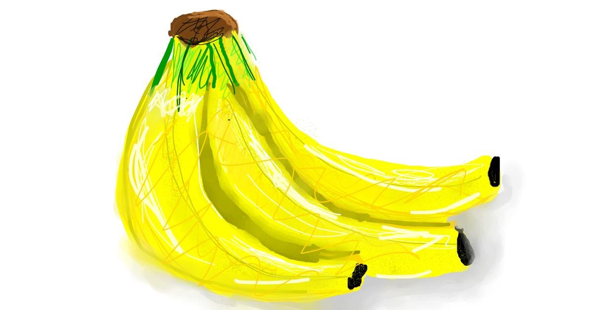 Drawing of Banana by 💕Mia Cat💕