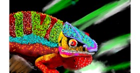 Drawing of Chameleon by SAM AKA MARGARET 🙄