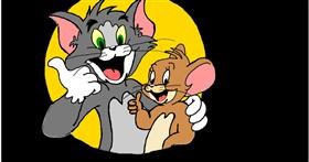 Drawing of Jerry (Tom & Jerry) by InessA