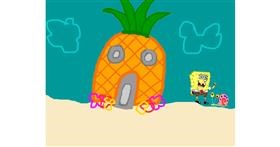 Drawing of Spongebob by :)