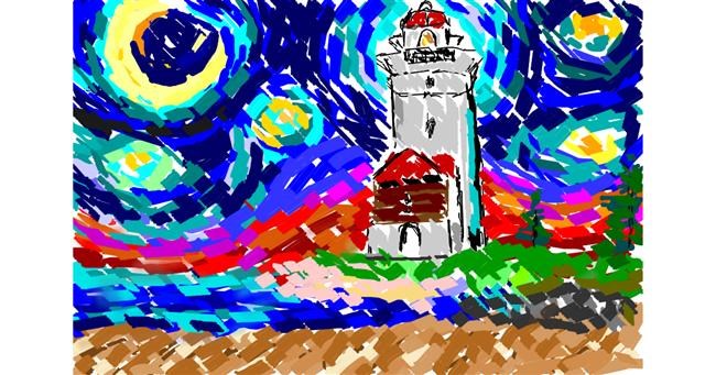 Drawing of Lighthouse by Kim