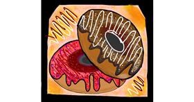 Drawing of Donut by Gzell