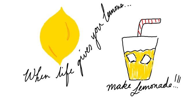Drawing of Lemon by Akonk