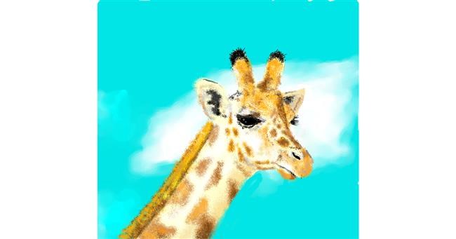 Drawing of Giraffe by JjjjjjJison