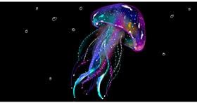 Drawing of Jellyfish by Eclat de Lune