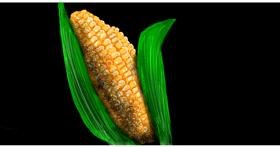 Mais-Zeichnung von Eclat de Lune