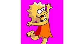 Lisa Simpson-Zeichnung von ⋆su⋆vinci彡