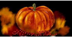 Drawing of Pumpkin by Eclat de Lune