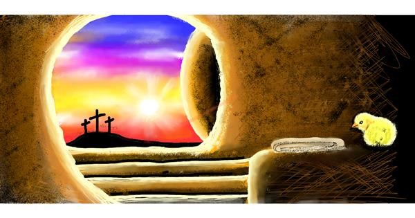 Drawing Of Easter Chick By Sumafela Drawize Gallery