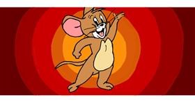 Drawing of Jerry (Tom & Jerry) by Kim