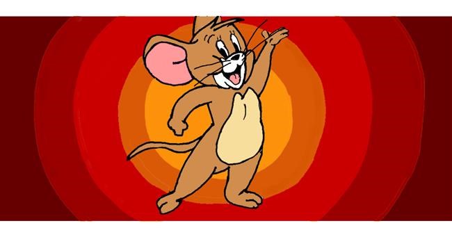 Jerry (Tom & Jerry)-Zeichnung von Kim