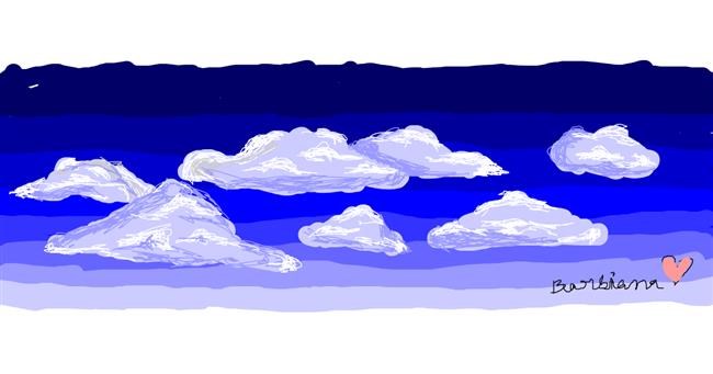 Wolke-Zeichnung von barbiana