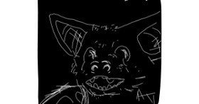 Drawing of Bat by Panda