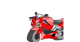 Drawing of Motorbike by TLC