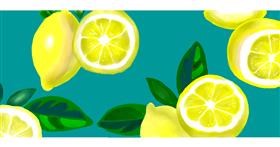 Drawing of Lemon by Kim