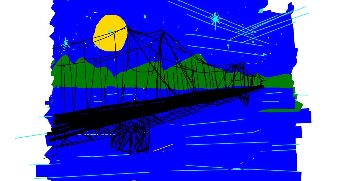 Drawing of Bridge by Anonymous