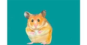 Drawing of Hamster by GJP