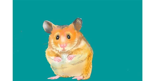 Drawing of Hamster by GJP