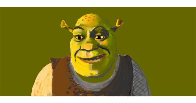 Drawing of Shrek by shiNIN