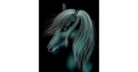 Konj - autor: Luna