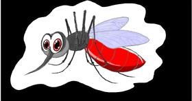 Drawing of Mosquito by InessA