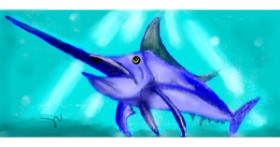 Drawing of Swordfish by Gri