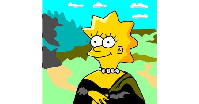 Lisa Simpson-Zeichnung von Dreamer