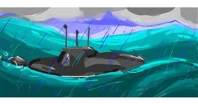 Drawing of Submarine by ?