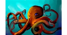 Drawing of Octopus by Rose rocket